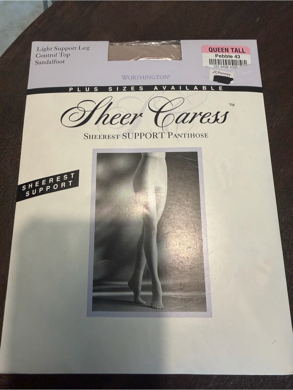Sheer Support Pantyhose in Packaging Sz 4-6